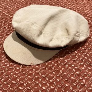 Brixton Fiddler cap. Cream. Small